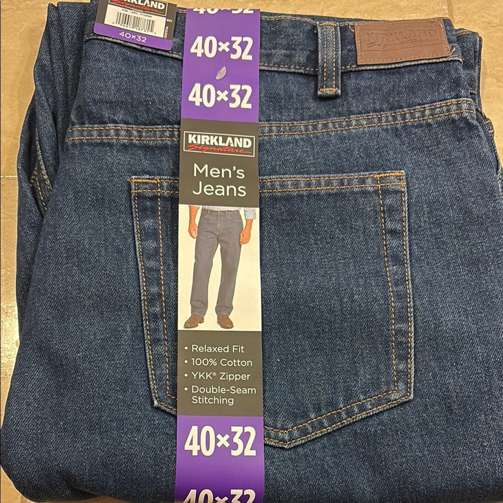 Kirkland Signature Men's Blue Jeans